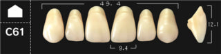 Crown PX Premium 3-Layer Composite Anterior Denture Teeth - Mega Dental Art Supply