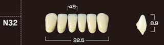 Crown PX Premium 3-Layer Composite Anterior Denture Teeth - Mega Dental Art Supply